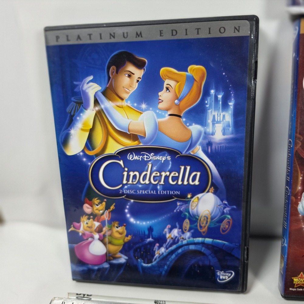 Disney Classics DVD Lot 12 Movies 10 Cases Cinderella Peter Pan Little Mermaid - Picture 3 of 11
